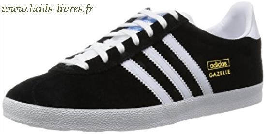 adidas gazelle noir et blanc pas cher